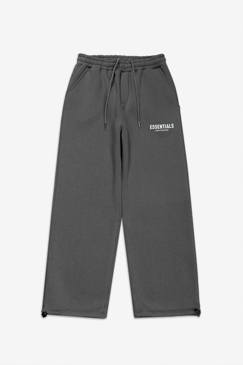 ESSENTIALS Amsterdam wide leg Dark Gray