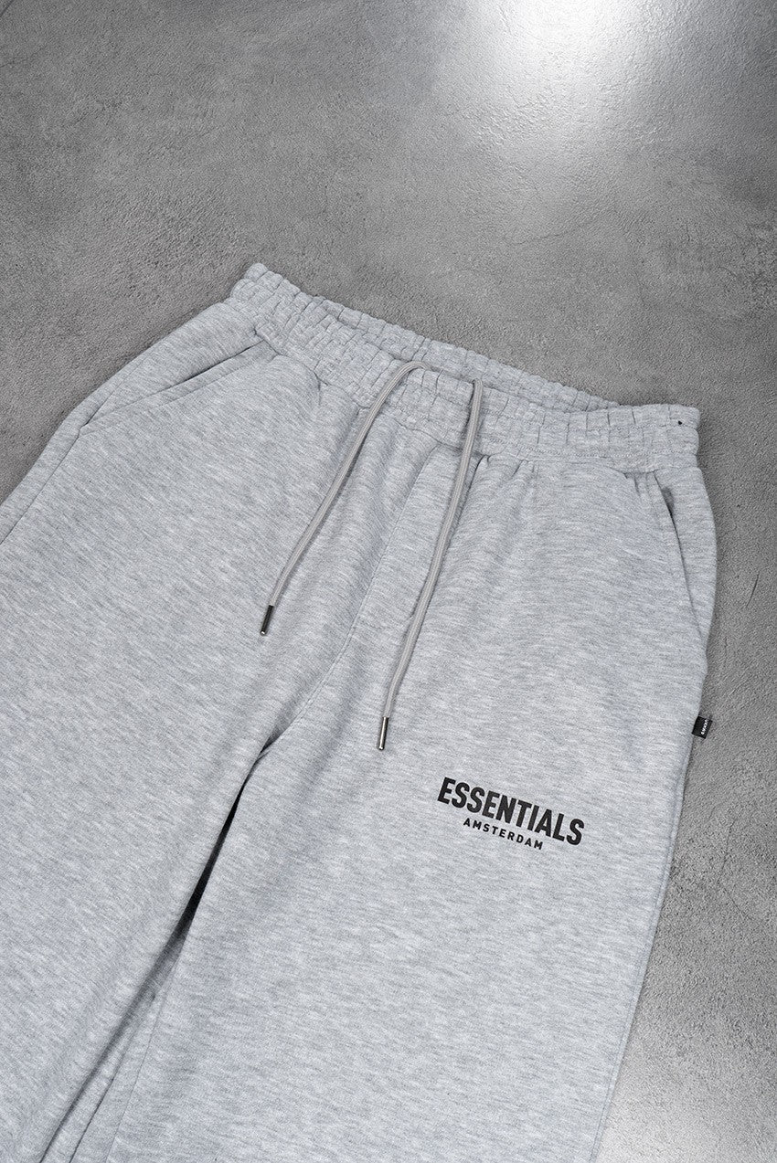 ESSENTIALS Amsterdam wide leg Gray